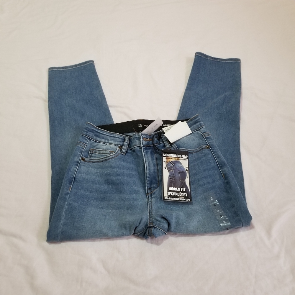 NY&C. high waist skinny capri jeans - Picture 7 of 7